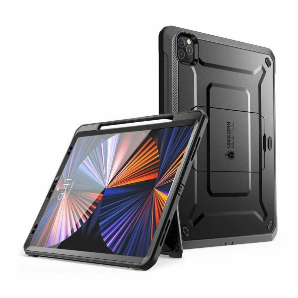 SUPCASE UB PRO Luxus Komplett Schutzhülle iPad 12.9" 2020, 2021 schwarz, blau, rot